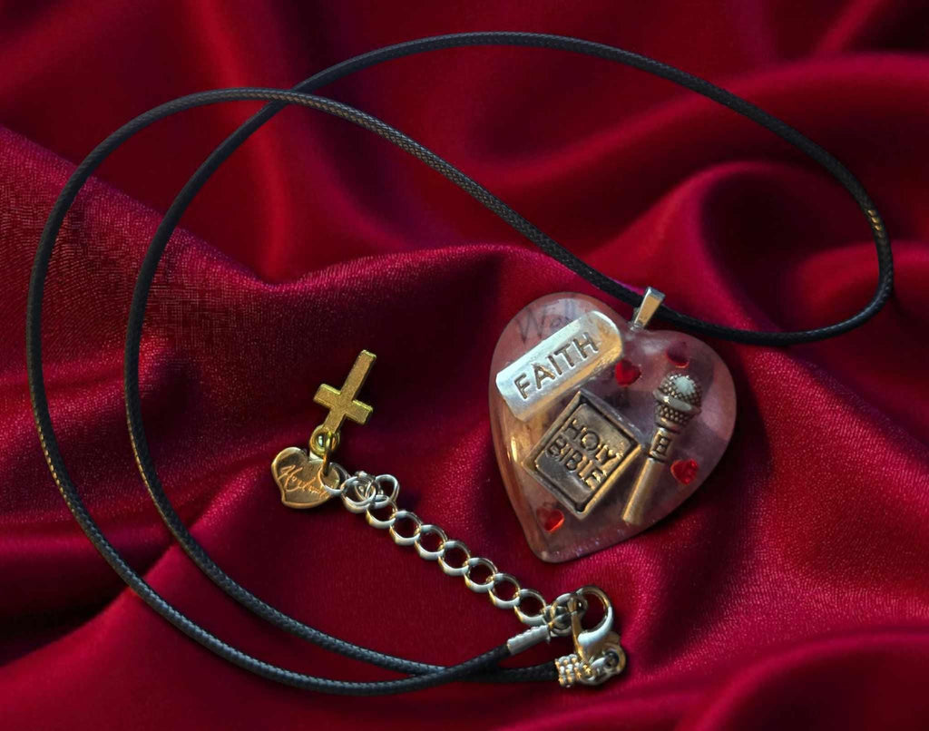 Charlie Kirk Faith Pendant | Handcrafted Christian Jewelry with Cross Charm