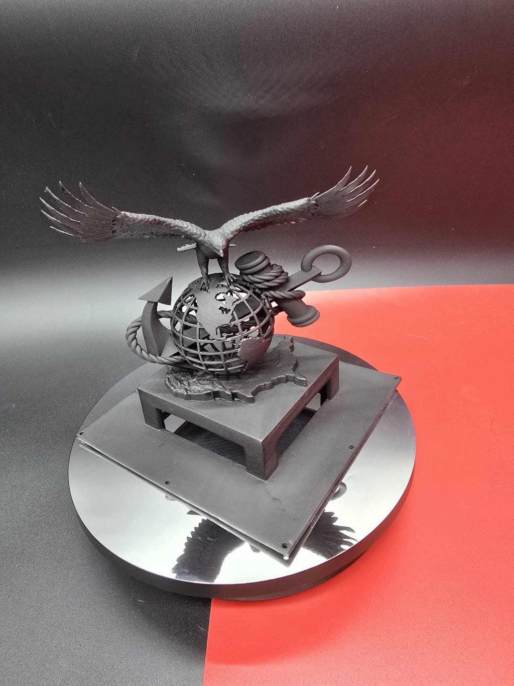 USMC Crucible Lantern with EGA Top & LED Candle | Bootcamp Gift