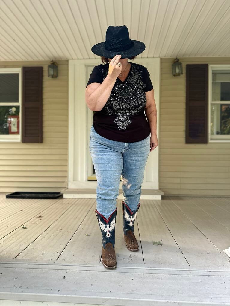 Custom Burned Hat Design | Handcrafted by Veteran | Unique Western Art