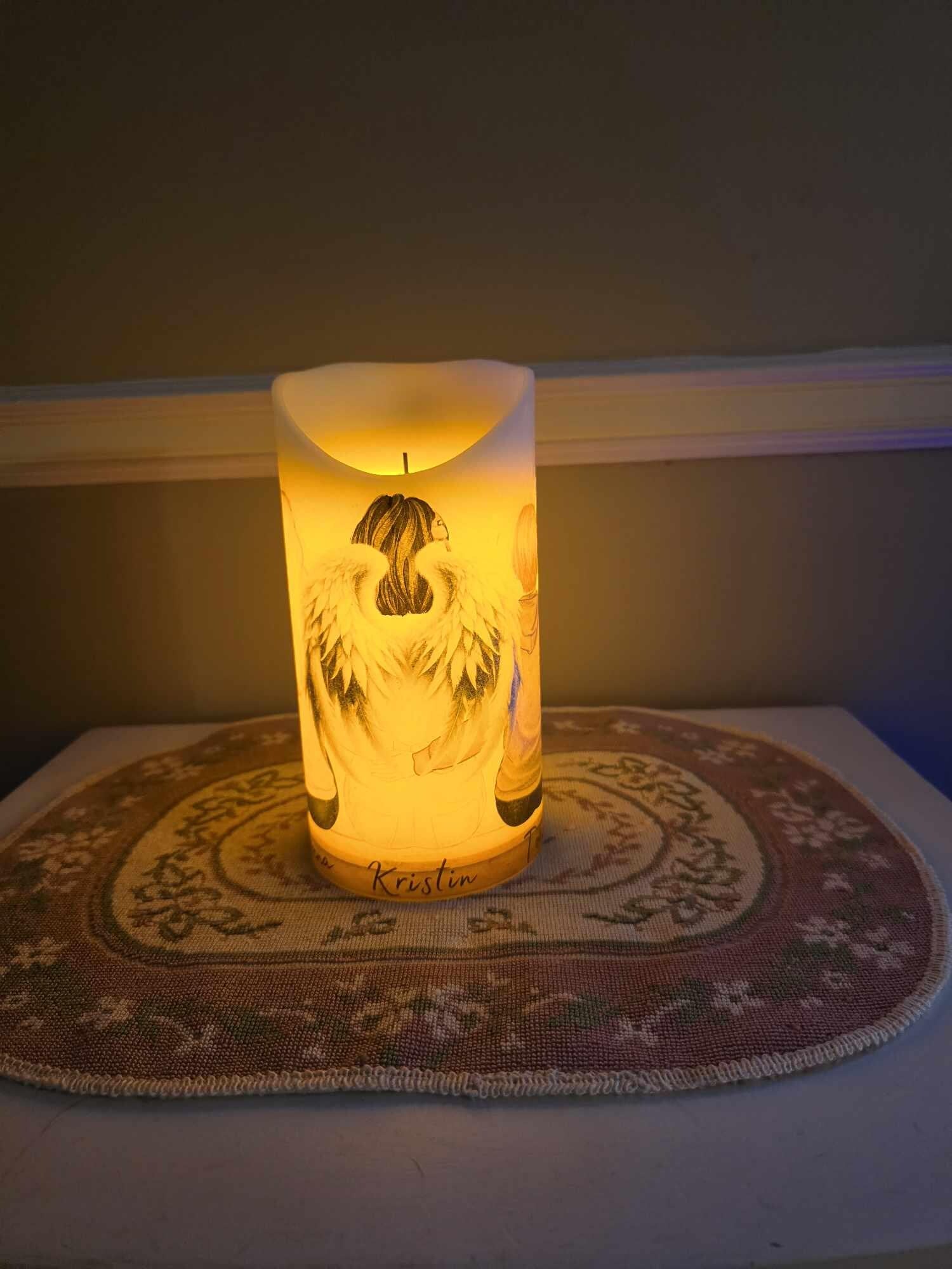 Personalized LED Crucible Candle | USMC Bootcamp Gift | Veteran-Made