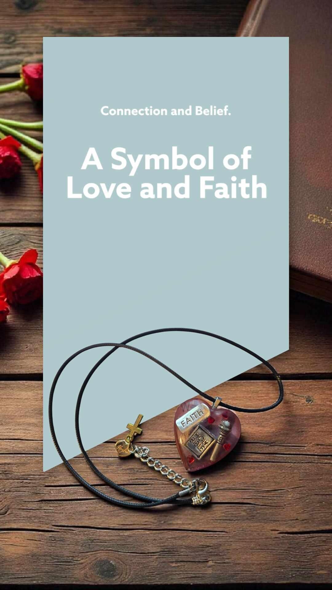 Charlie Kirk Faith Pendant | Handcrafted Christian Jewelry with Cross Charm