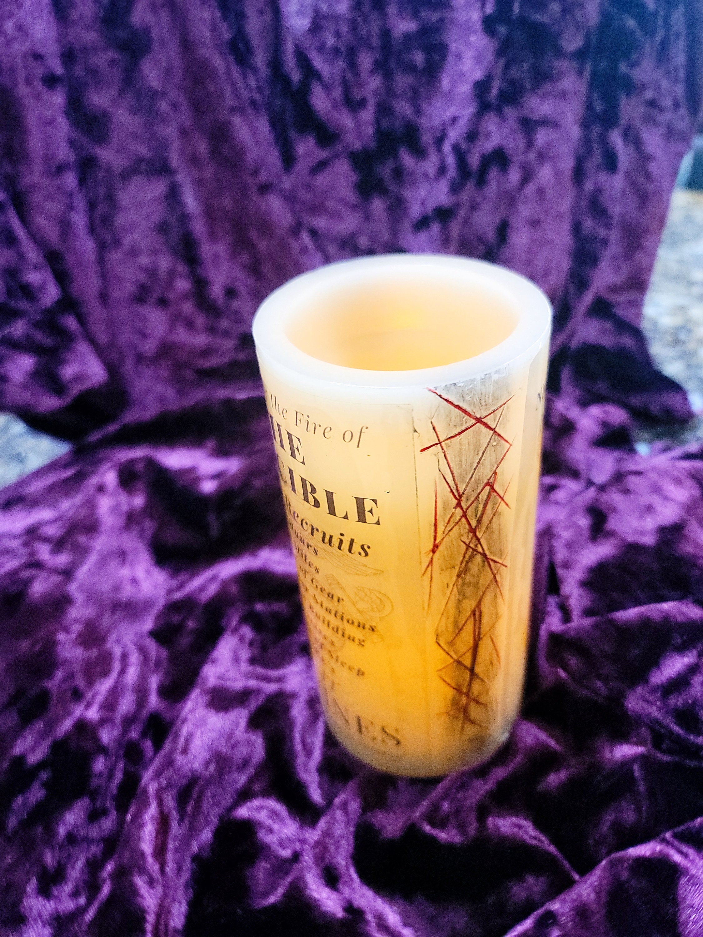 LED Crucible Candle for Lantern | USMC Bootcamp Gift | Veteran-Made
