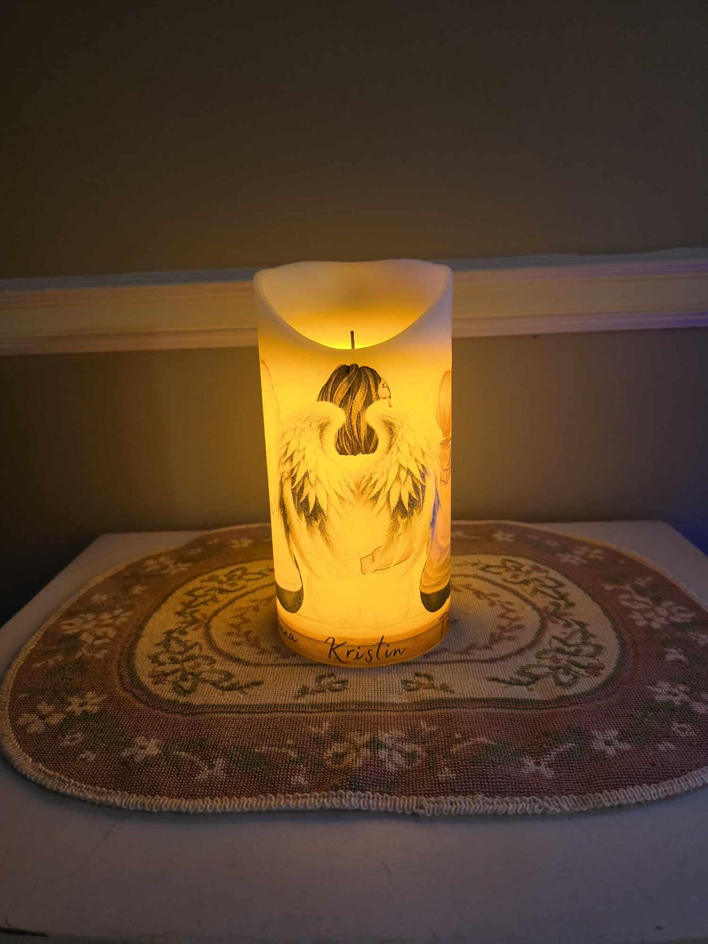 Personalized LED Crucible Candle | USMC Bootcamp Gift | Veteran-Made