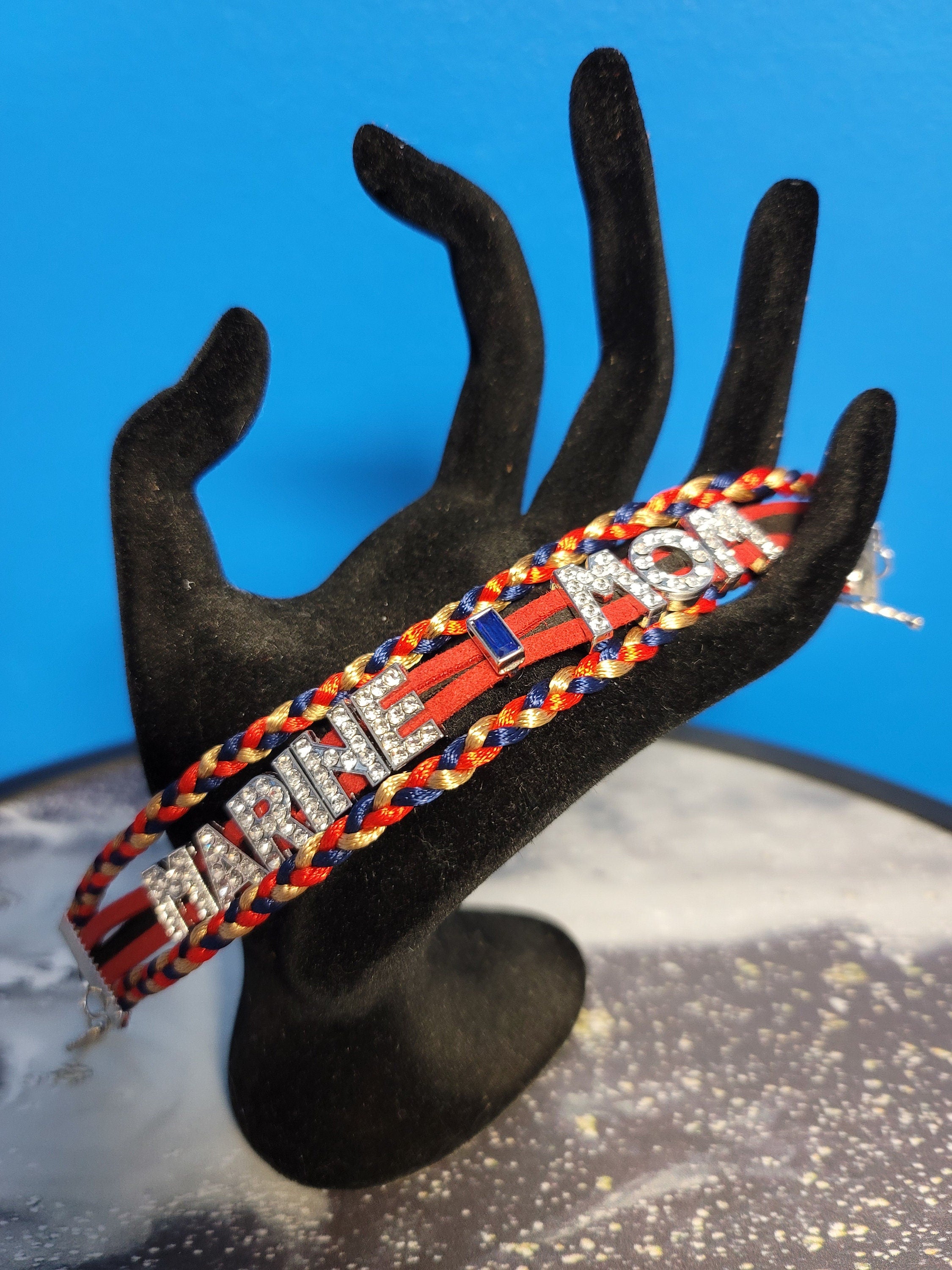 Marine Mom Bracelet | Handcrafted for Bootcamp Graduation | USMC Jewelry