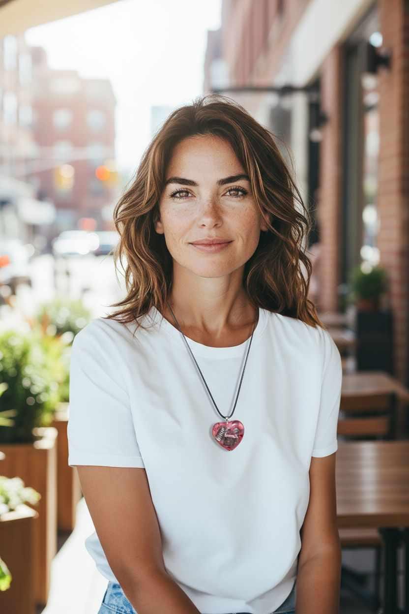 Charlie Kirk Faith Pendant | Handcrafted Christian Jewelry with Cross Charm